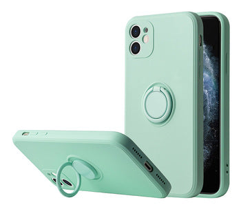 Viedtālruņa aizmugurējais vāciņš Apple iPhone XR Silicone Ring - Dažādās krāsās