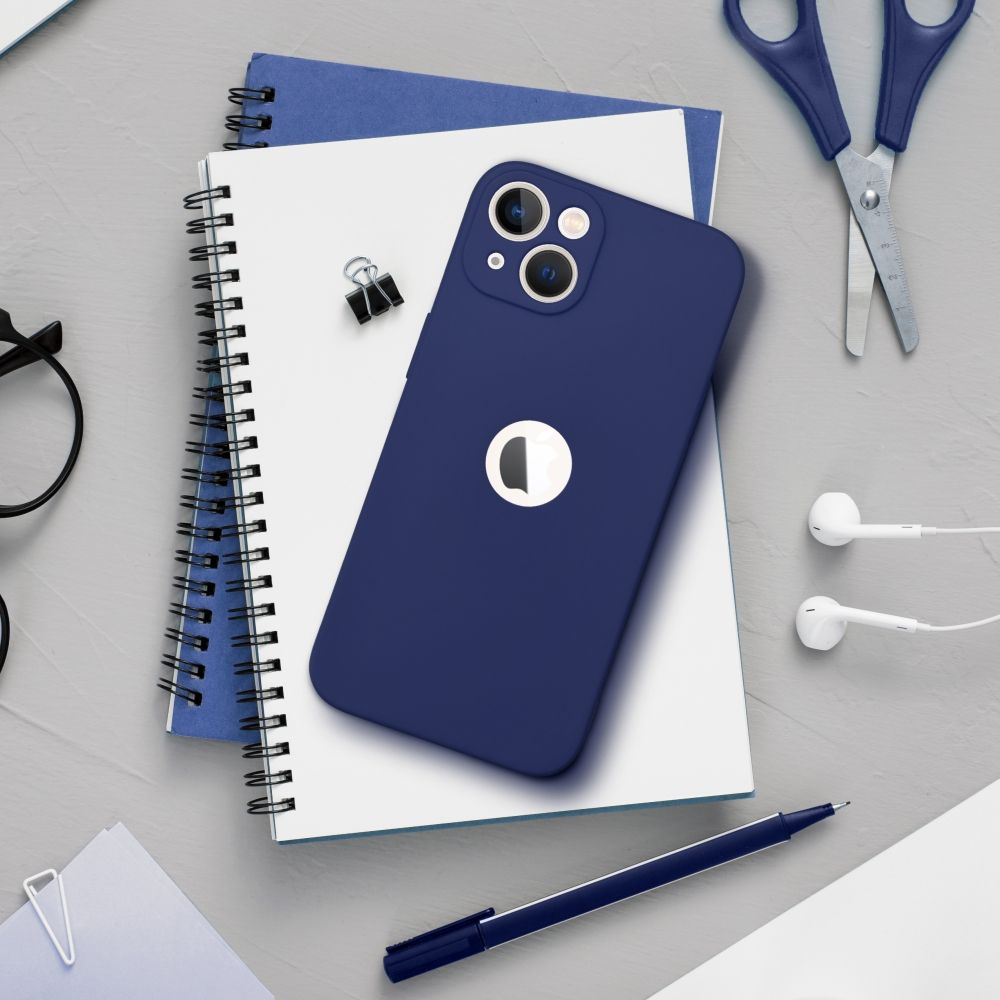 Viedtālruņa aizmugurējais vāciņš Apple iPhone 13 Pro Soft Case - Zila