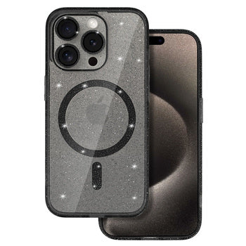 Viedtālruņa aizmugurējais vāciņš Apple iPhone 15 Pro Glitter Mag - Dažādās krāsās