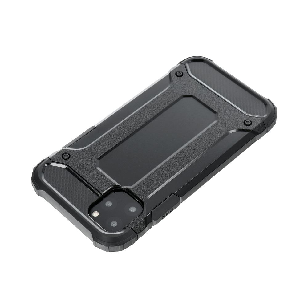 Viedtālruņa aizmugurējais vāciņš Samsung Galaxy A35 Armor - Melna