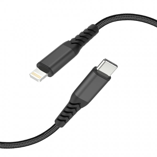 Kabelis Lightning USB-C 18W 1m