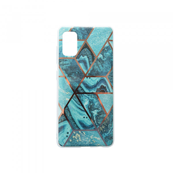 Viedtālruņa aizmugurējais vāciņš Samsung Galaxy A41 Geometric Marmur - Dažādās krāsās