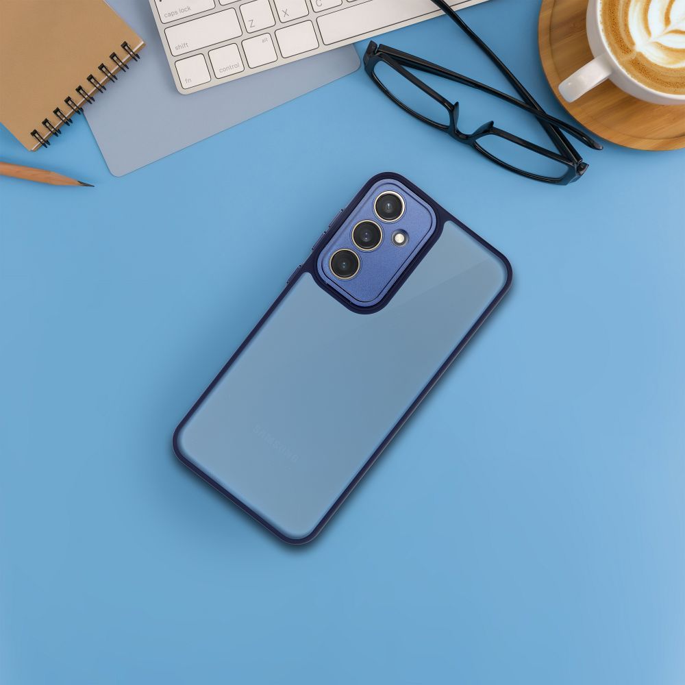 Viedtālruņa aizmugurējais vāciņš Samsung Galaxy A35 VARIETE - Zila