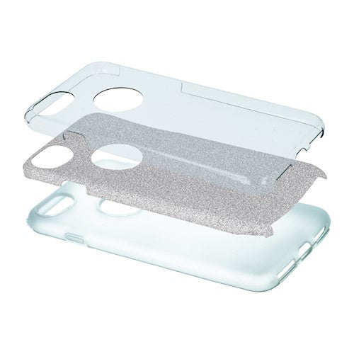 Apple iPhone 6 Glitter 3 In 1 - Sudraba