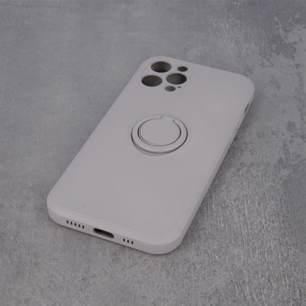 Apple iPhone 12 Pro Finger Grip - Gaiši pelēka
