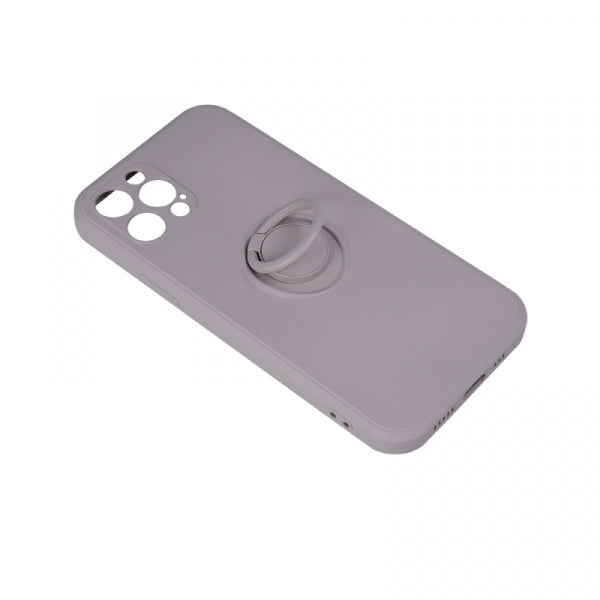 Apple iPhone 12 Pro Finger Grip - Gaiši pelēka