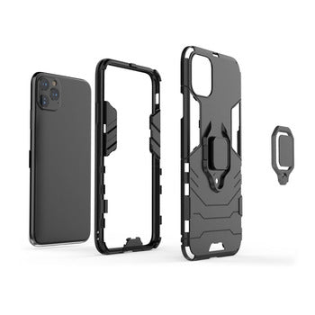 Apple iPhone 12 Ring Armor - Melna