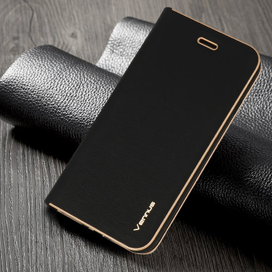 Viedtālruņa atveramais maciņš Samsung Galaxy S10e Book Case Frame Vennus - Melna