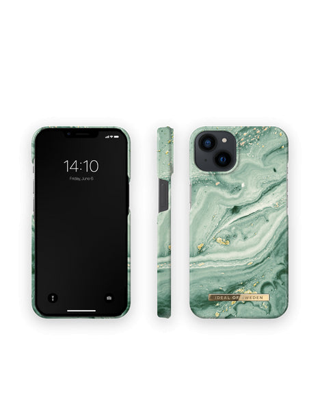 Apple iPhone 13 Mint Swirl Marble - Piparmētru ar dizainu