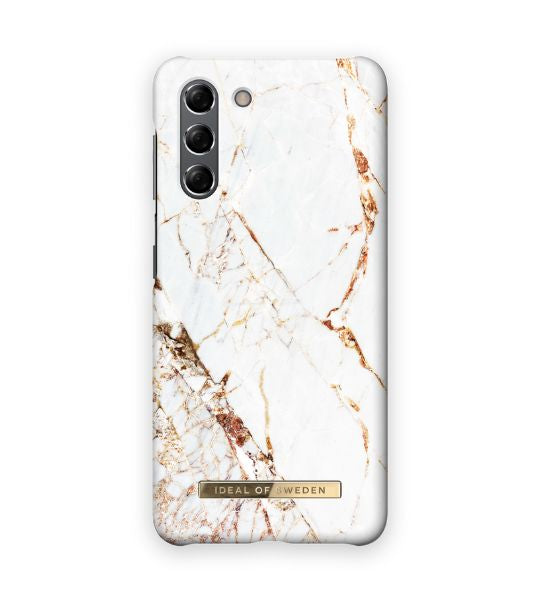 Samsung Galaxy S21 Carrara - Balta zelta ar dizainu