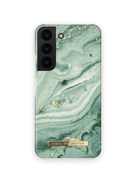Samsung Galaxy S22 Mint Swirl Marble - Piparmētru ar dizainu