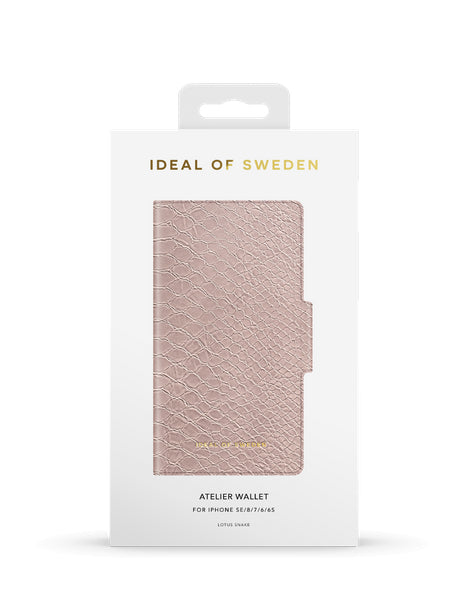 Viedtālruņa atveramais maciņš Apple iPhone 6 Lotus Snake - Rozā