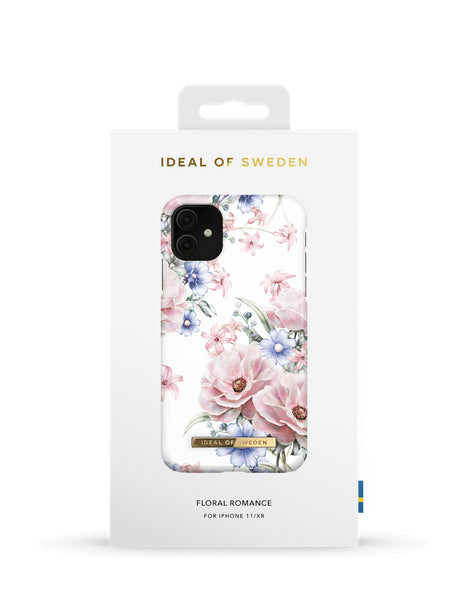 Apple iPhone 11 Floral Romance - Balta maigi rozā ar dizainu