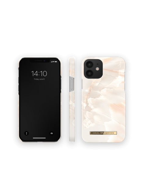 Apple iPhone 12 Rose Pearl Marble - Rozā pērļu ar dizainu