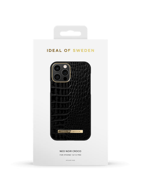 Apple iPhone 12 Neo Noir Croco - Melna