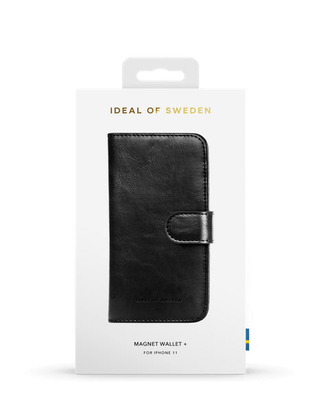 Viedtālruņa atveramais maciņš Apple iPhone 11 Magnet Wallet Pl - Melna