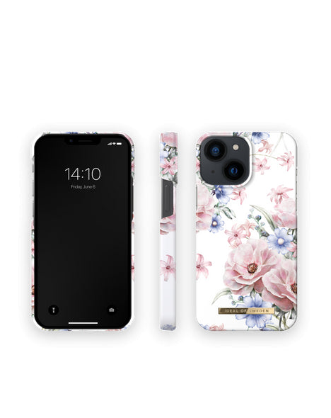 Apple iPhone 13 Mini Floral Romance - Balta maigi rozā ar dizainu