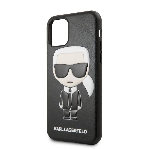 Apple iPhone 11 Karl Lagerfeld Embossed - Melna