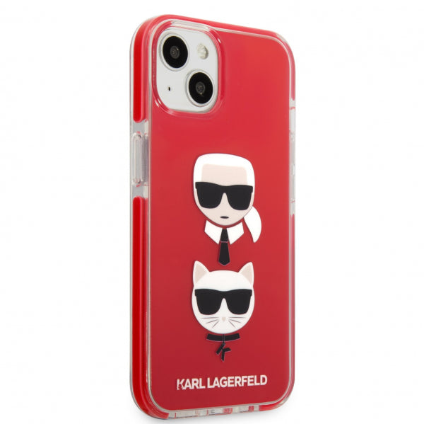 Apple iPhone 13 Karl Choupette Heads - Sarkana ar dizainu