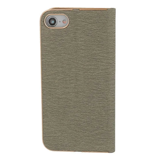 Viedtālruņa atveramais maciņš Samsung Galaxy A33 Book Case Frame Vennus - Pelēka