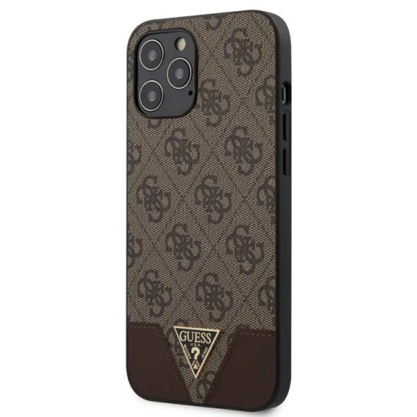 Apple iPhone 12 Pro Max Triangle Collection - Brūna ar dizainu