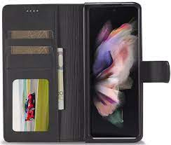 Viedtālruņa atveramais maciņš Samsung Galaxy Z Fold 4 Wallet - Melna