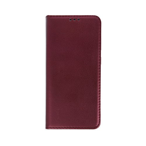 Viedtālruņa atveramais maciņš Samsung Galaxy A10 Smartmagnetic - Burgundijas