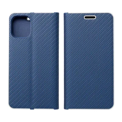 Viedtālruņa atveramais maciņš Xiaomi Redmi 9 Luna Book Carbon - Zila