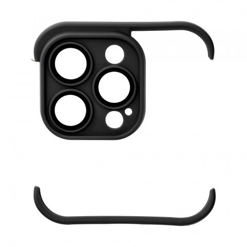 Viedtālruņa aizmugurējais vāciņš Apple iPhone 14 Pro Max Mini Bumpers - Melna