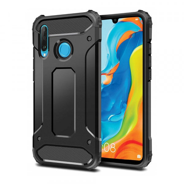 Huawei P30 Lite Armor - Melna