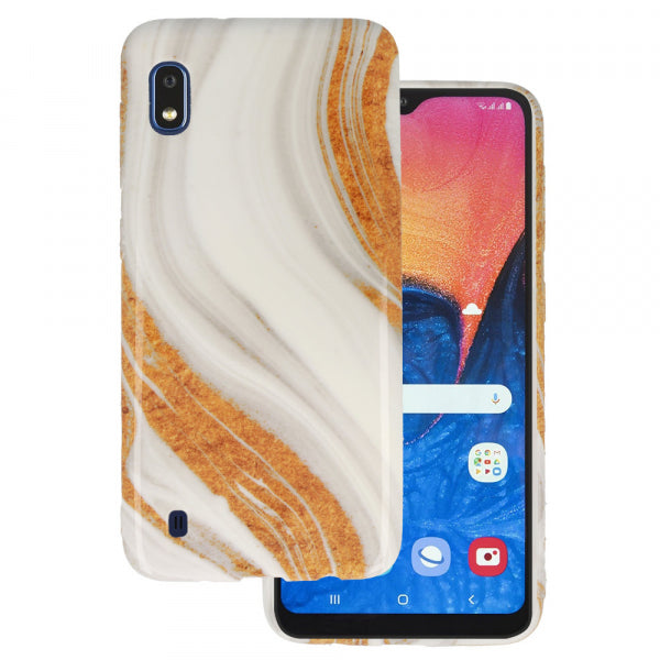 Samsung Galaxy A10 Mrb Silic Dsgn 1 - Balta ar dizainu