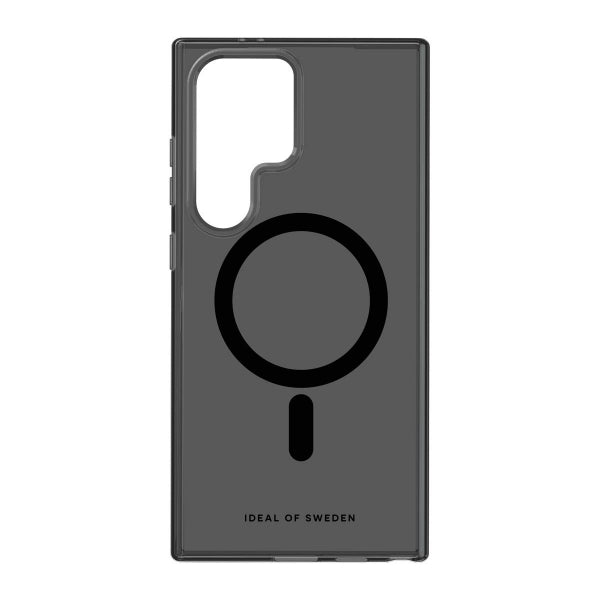 Samsung Galaxy S24 Ultra Clear Case Mag - Melna caurspīdīga