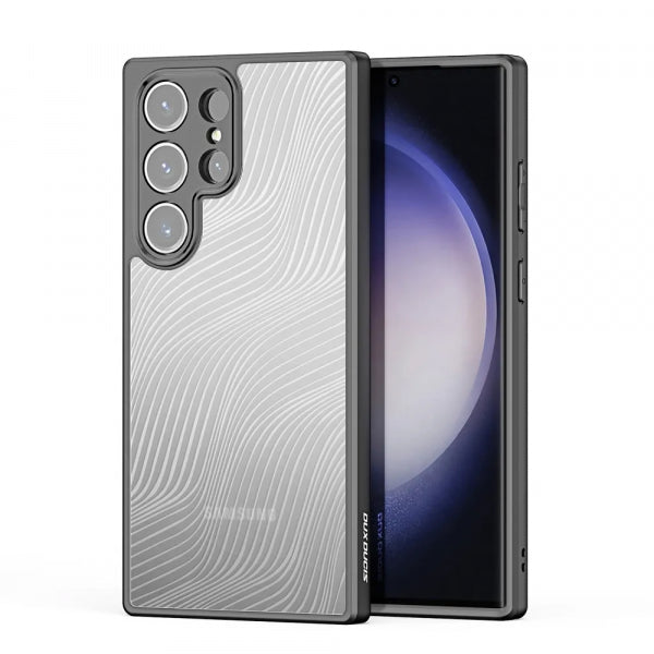 Samsung Galaxy S23 Ultra Aimo - Melna,Caurspīdīga