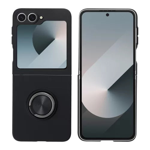 Samsung Galaxy Z Flip 6 Silicone Ring - Melna