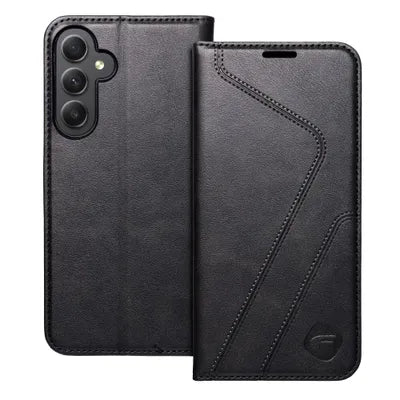 Viedtālruņa atveramais maciņš Samsung Galaxy A35 Protect - Melna