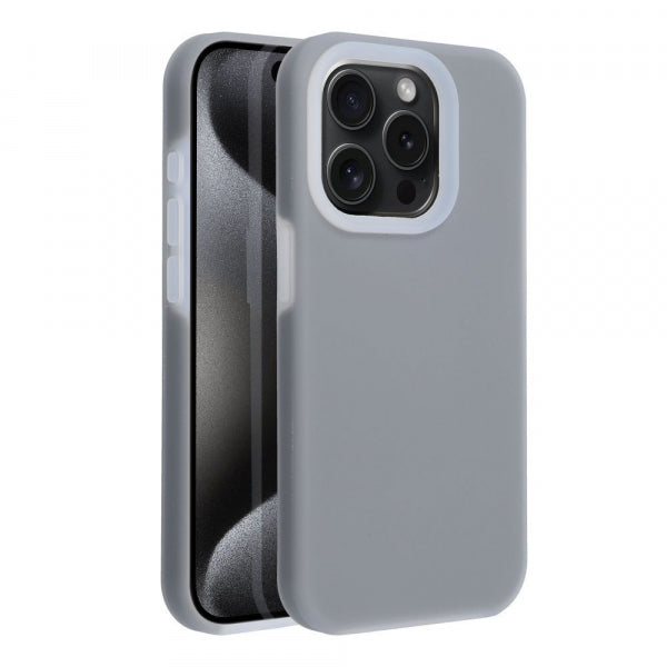Viedtālruņa aizmugurējais vāciņš Apple iPhone 12 un citiem modeļiem Candy Case - Pelēka