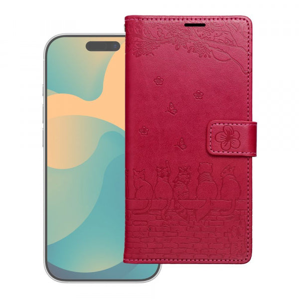 Maciņš Xiaomi Redmi Note 15 4G Mezzo Cats - Sarkana