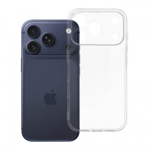 Viedtālruņa aizmugurējais vāciņš Apple iPhone 17 Pro un citiem modeļiem Clear Case 2Mm - Caurspīdīga