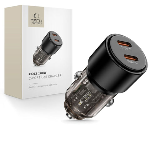 Tech Protect 100W CC03 Charger - Black