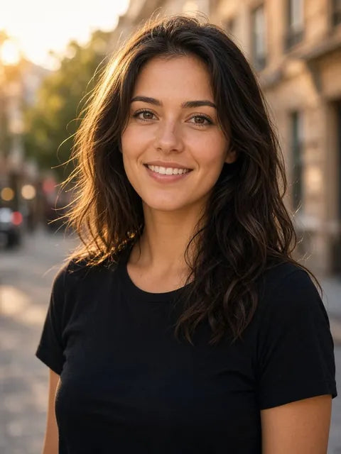Woman's portrait, original photo