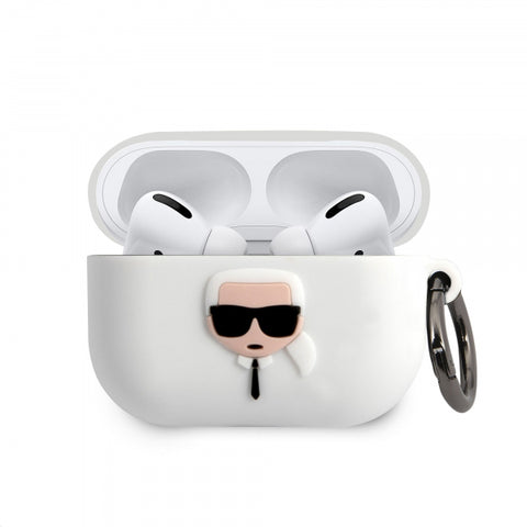 Austiņu apvalks Apple Airpods Pro - Balta ar dizainu