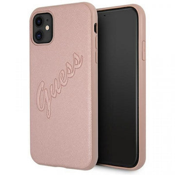 Viedtālruņa aizmugurējais vāciņš Guess GUHCN61RSAVSRG [APPLE]