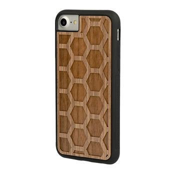 Viedtālruņa aizmugurējais vāciņš Apple iPhone 7 / 8 / SE 20 / SE 22 Vennus Wood Design 3 - Brūna ar dizainu