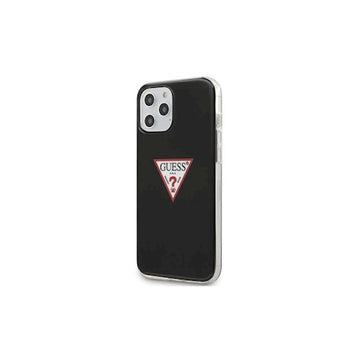 Viedtālruņa aizmugurējais vāciņš Guess GUHCP12SPCUCTLBK [APPLE]