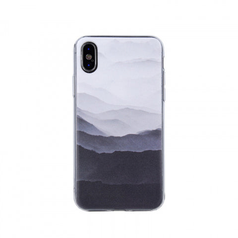 Viedtālruņa aizmugurējais vāciņš Huawei P30 Lite Unknwn Ultra Trendy Nature 1 - Pelēka ar dizainu