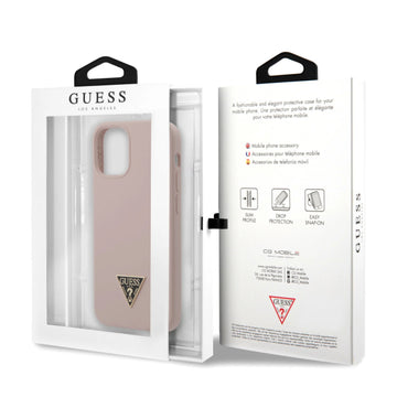 Viedtālruņa aizmugurējais vāciņš Guess GUHCP12SLSTMLP [APPLE]