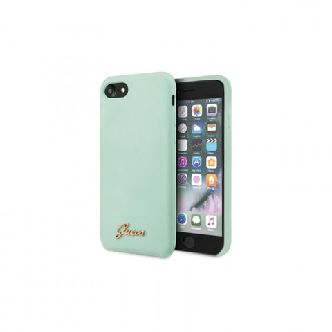 Viedtālruņa aizmugurējais vāciņš Apple iPhone 7 / 8 / SE 20 / SE 22 Guess GUHCI8LSLMGGR - Gaiši zaļa