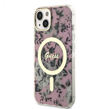 Viedtālruņa aizmugurējais vāciņš Guess GUHMP14SHCFWSP [APPLE]