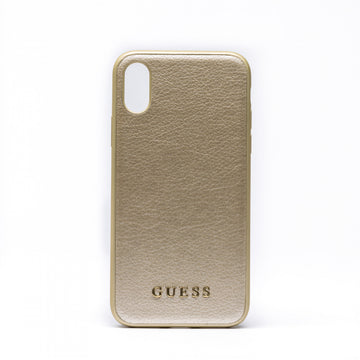 Viedtālruņa aizmugurējais vāciņš Guess GUHCPXIGLGO [APPLE]