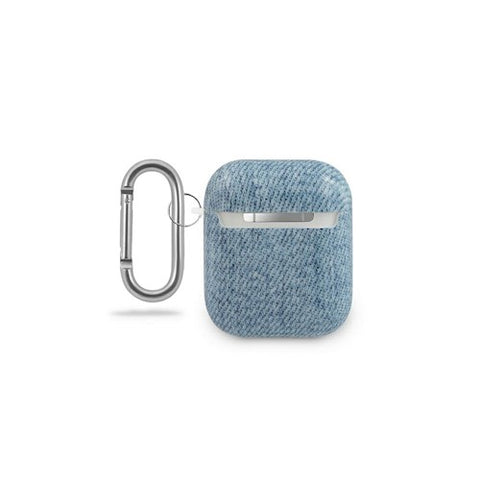 Austiņu apvalks Apple Airpods 1/2 - Zila ar dizainu